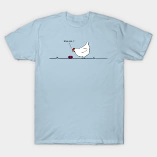 Confused chicken with Easter egg T-Shirt